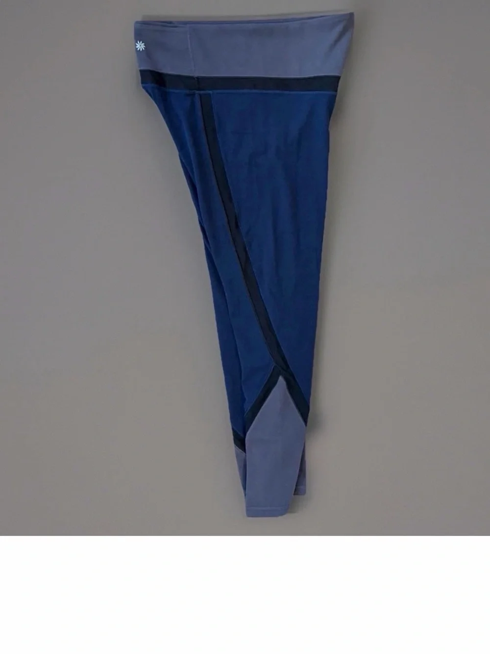 ATHLETA Leggings Womens Medium Blue Elevation 7/8 Tight Active Powervita Ankle